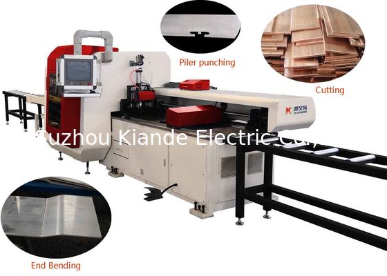Busbar Punching Bending Cutting Machine For Copper Aluminum Bar